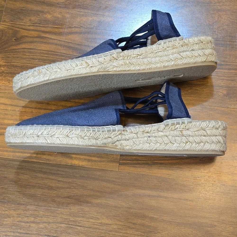 Sesto Meucci Womans Lino Slingback Canvas Espadrille Sandals